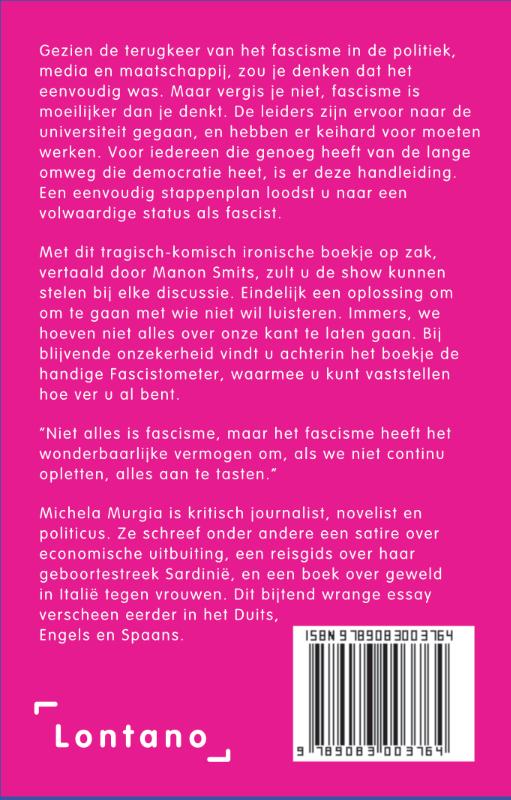 Achterkant van Fascist worden