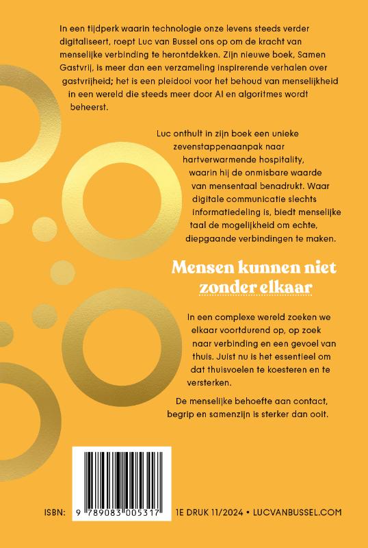 Achterkant van Samen Gastvrij