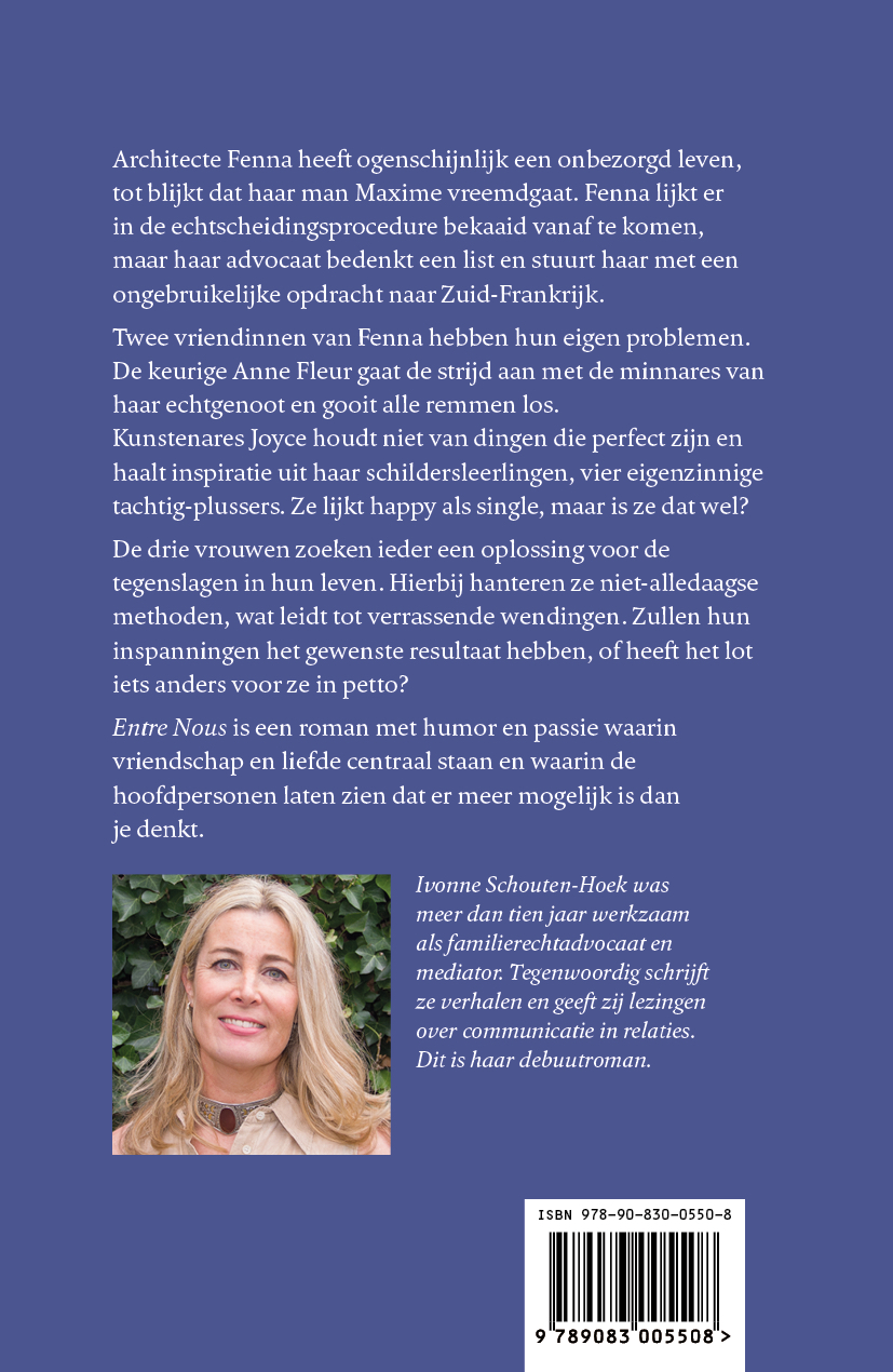 Achterkant van Entre Nous