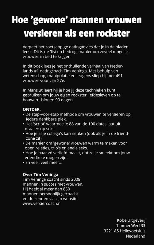 Achterkant van Manslut