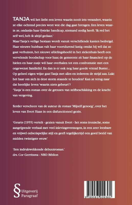 Achterkant van Tanja