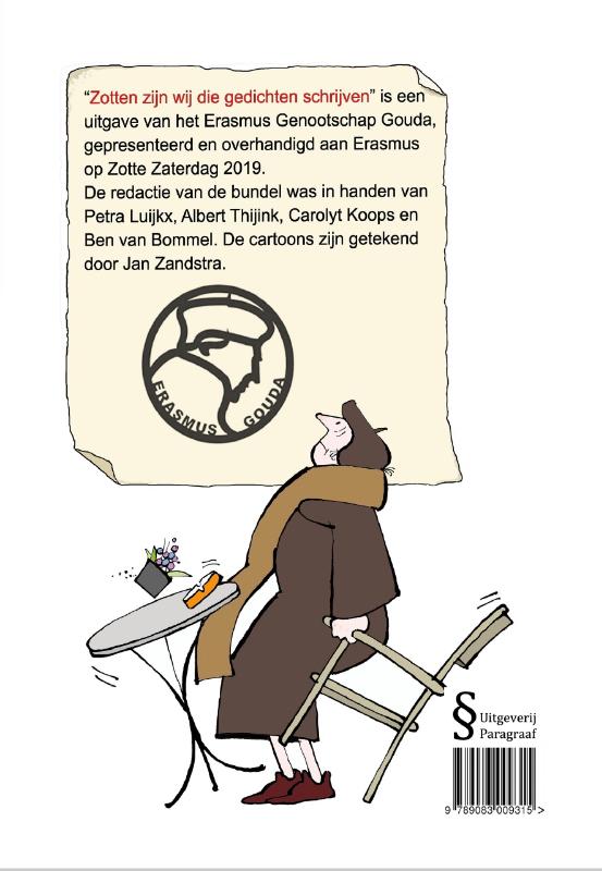 Achterkant van Zotten zijn wij die gedichten schrijven