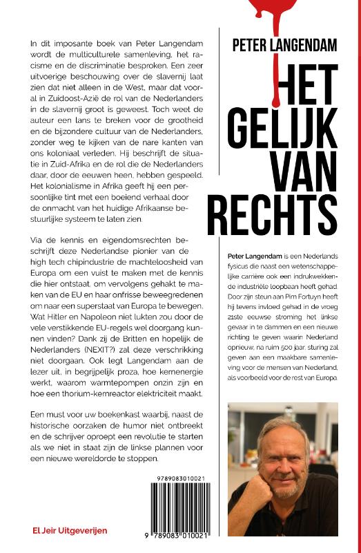 Achterkant van Het gelijk van Rechts