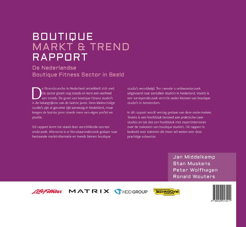 Achterkant van Boutique Markt & Trend Rapport