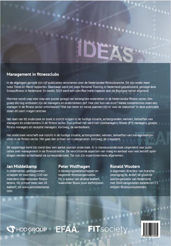 Achterkant van Management in de fitnessbranche