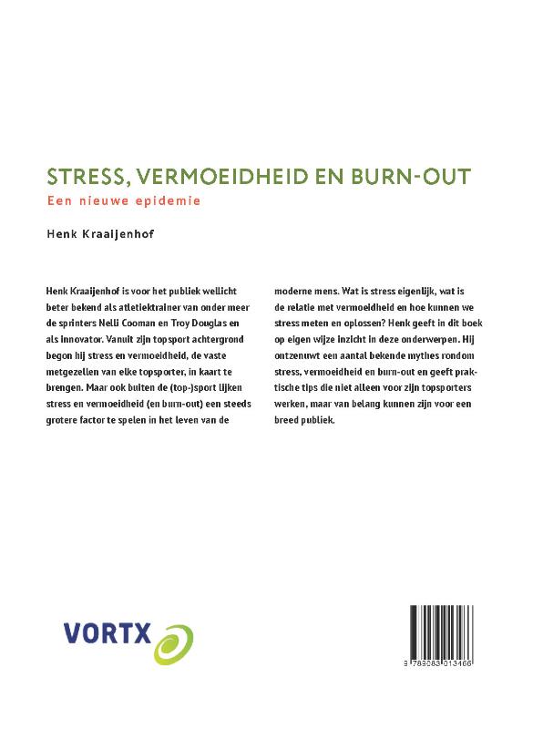 Achterkant van Stress, vermoeidheid en burn-out