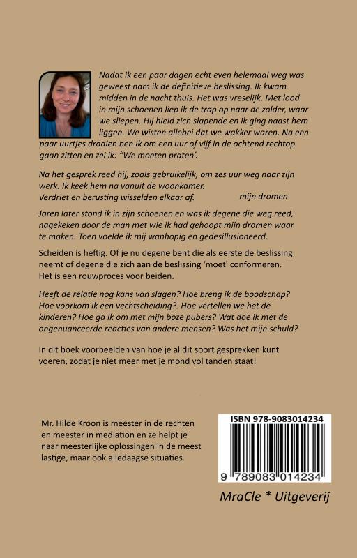 Achterkant van Scheiden is Leiden