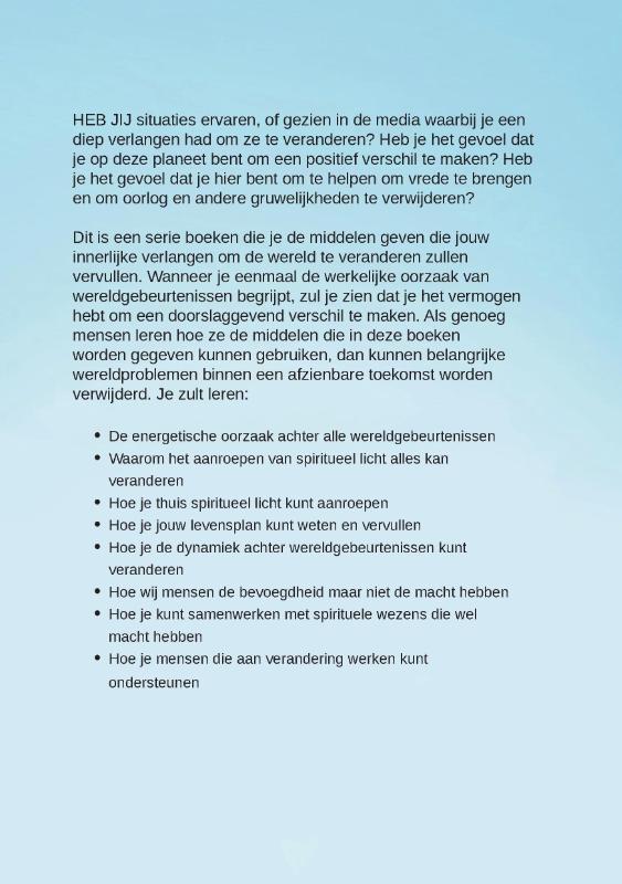 Achterkant van Hoe je kunt helpen de wereld te veranderen