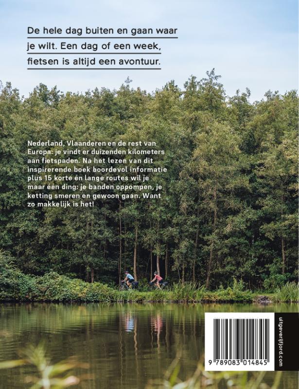 Achterkant van Ga op de fiets