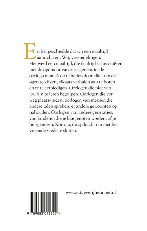 Achterkant van Vormen van vrede