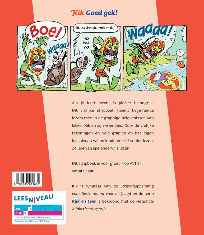 Achterkant van Goed gek!