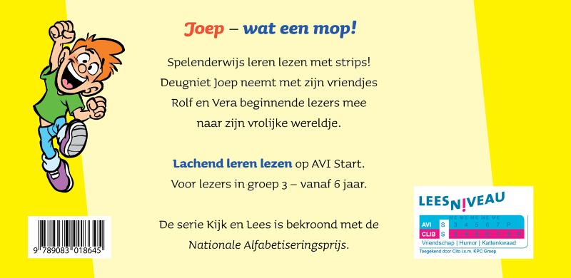 Achterkant van wat een mop!