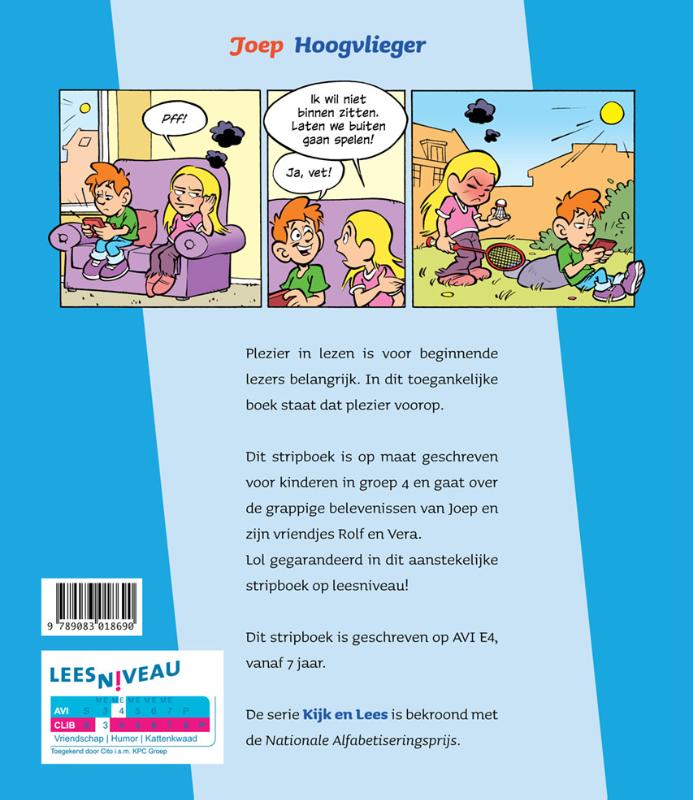 Achterkant van Hoogvlieger