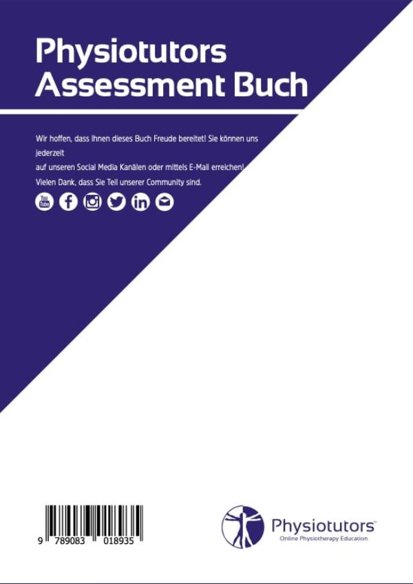 Achterkant van Physiotutors Assessment Buch