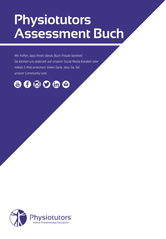 Achterkant van Physiotutors Assessment Buch