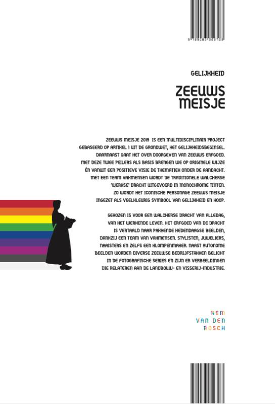 Achterkant van Zeeuws Meisje