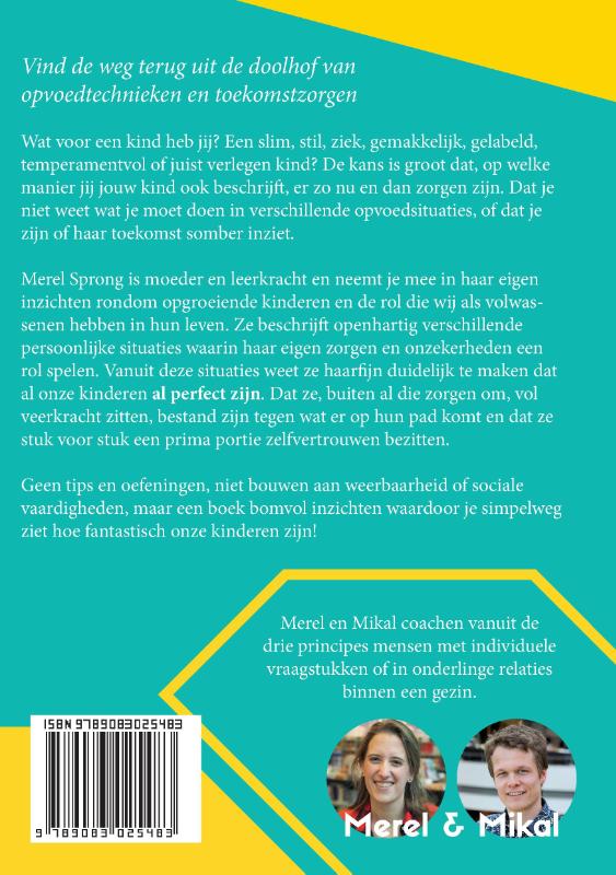 Achterkant van Alle kinderen zijn perfect