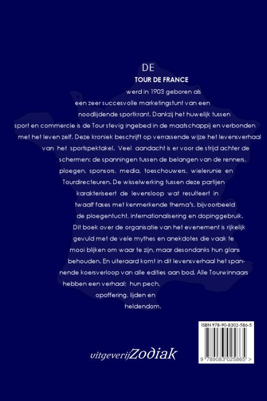 Achterkant van Kroniek van de Tour de France
