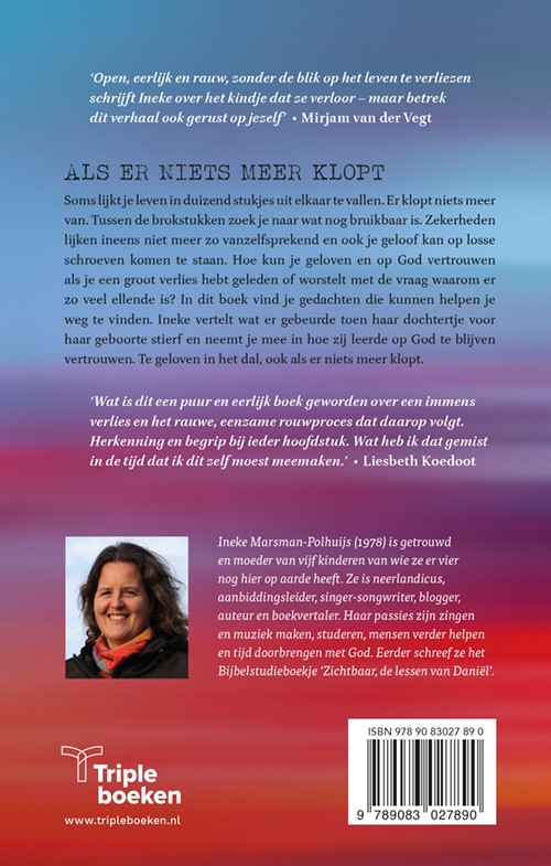Achterkant van Als er niets meer klopt