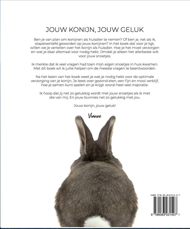 Achterkant van Jouw konijn, jouw geluk