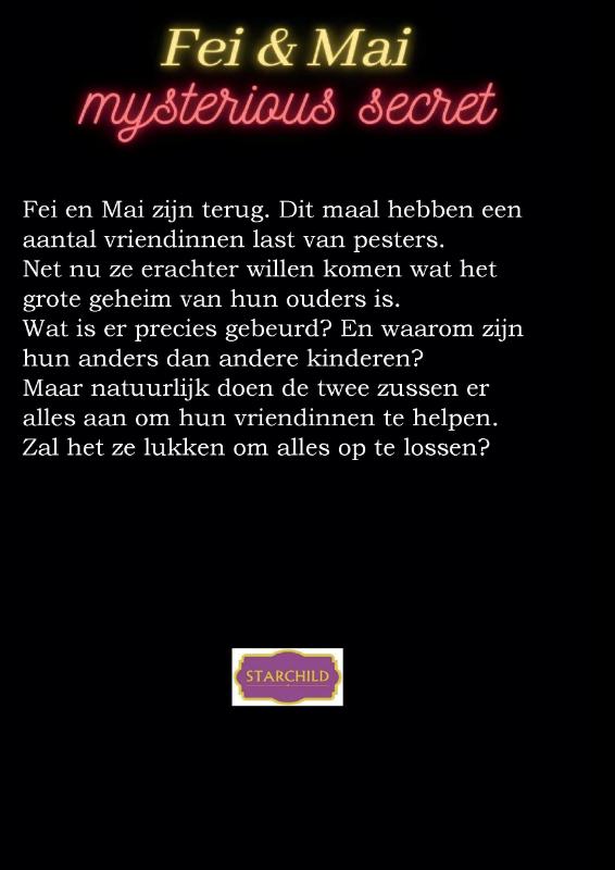 Achterkant van Fei en Mai Mysterieus geheim