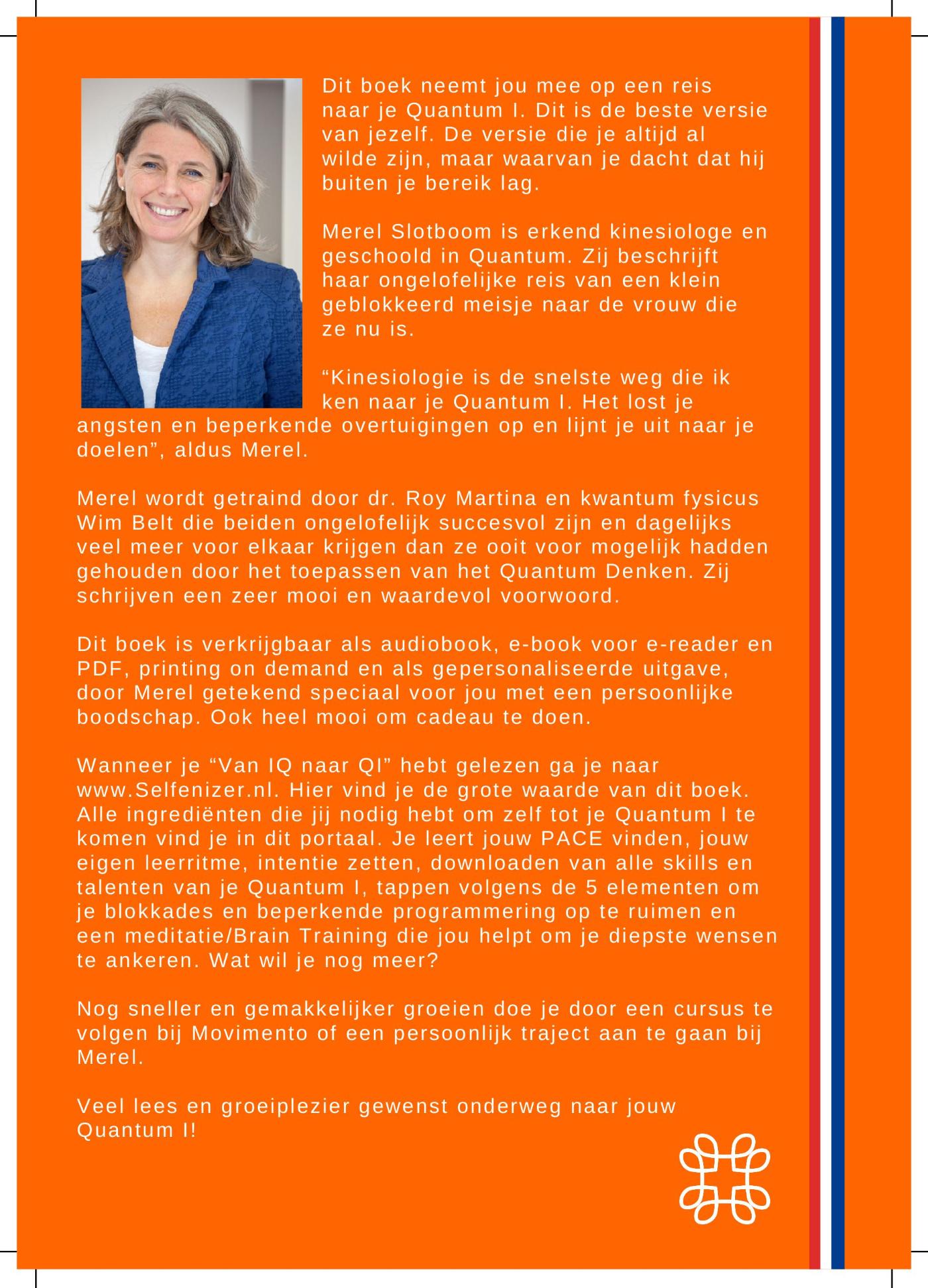 Achterkant van Van IQ naar QI