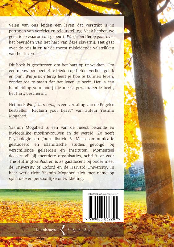Achterkant van Win je hart terug