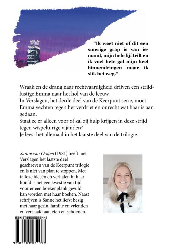 Achterkant van Verslagen