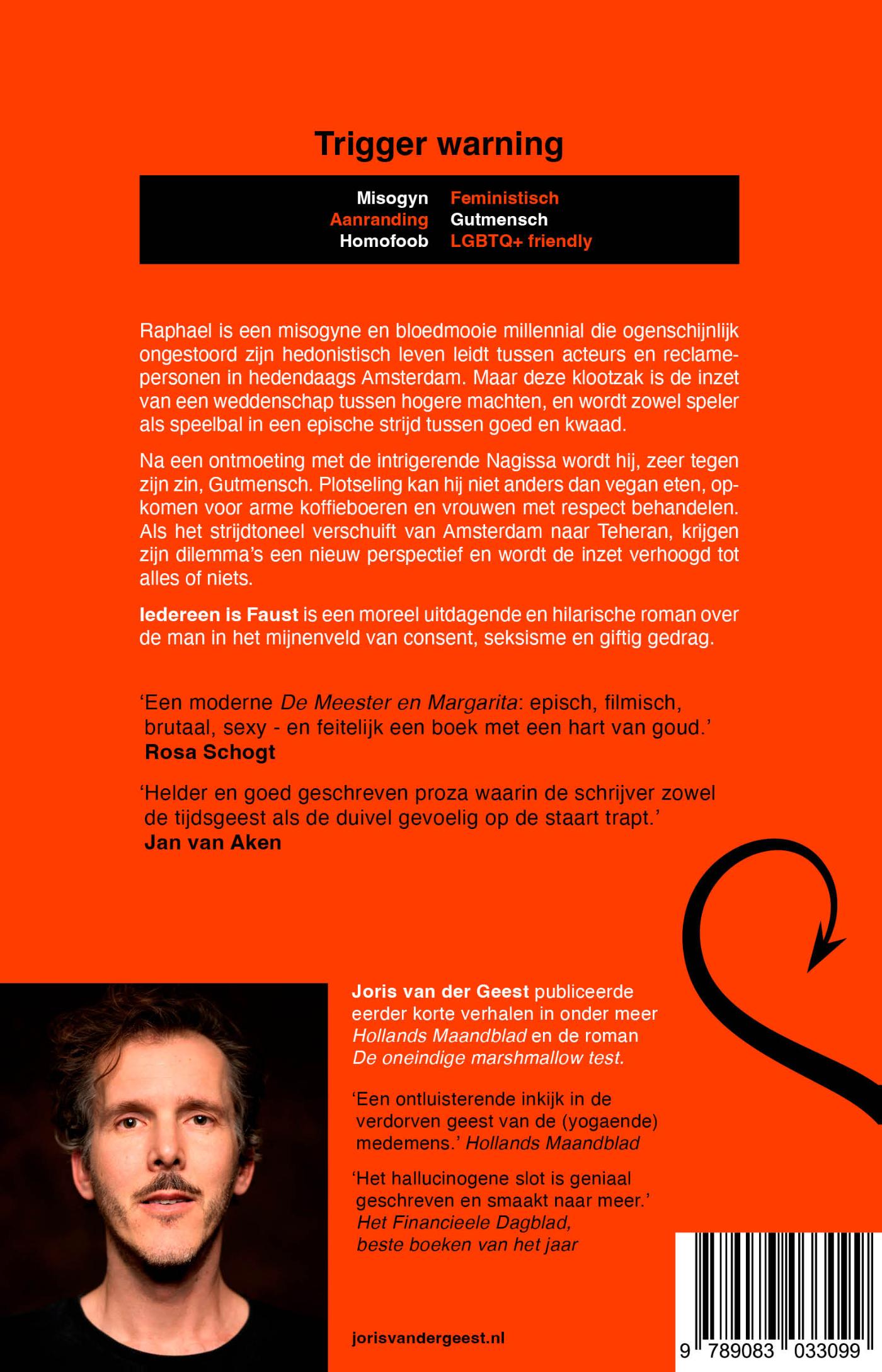 Achterkant van Iedereen is Faust