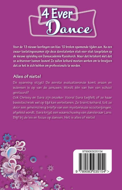 Achterkant van Alles of niets!