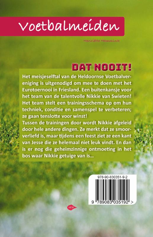 Achterkant van Dat nooit!