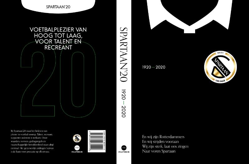 Achterkant van Jubileumboek Spartaan'20