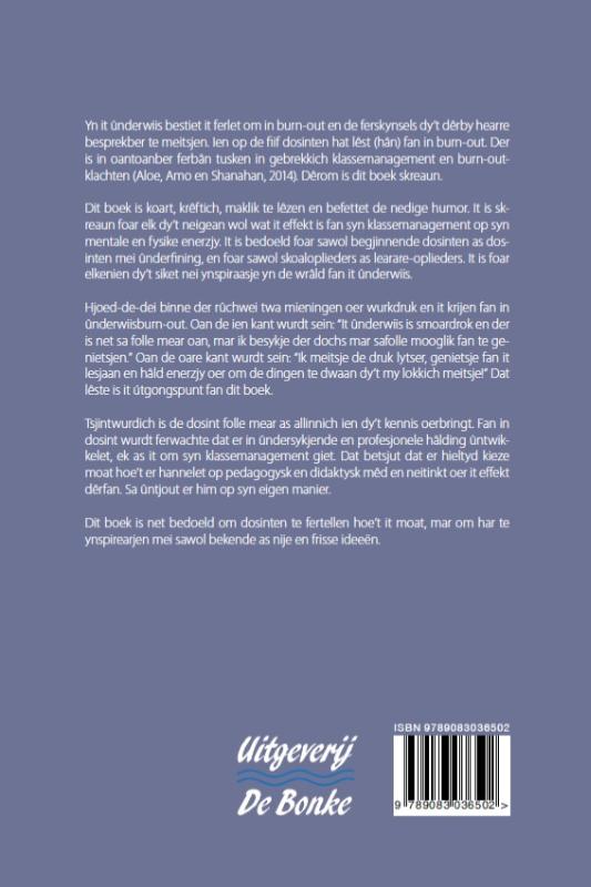 Achterkant van De burn-outbestindige dosint