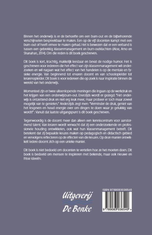 Achterkant van De burn-outbestendige docent