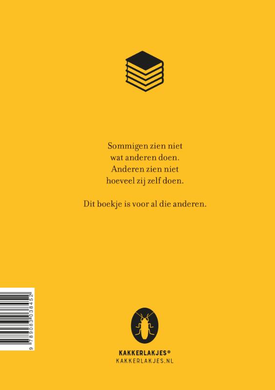 Achterkant van Dankjewel (set van 6)