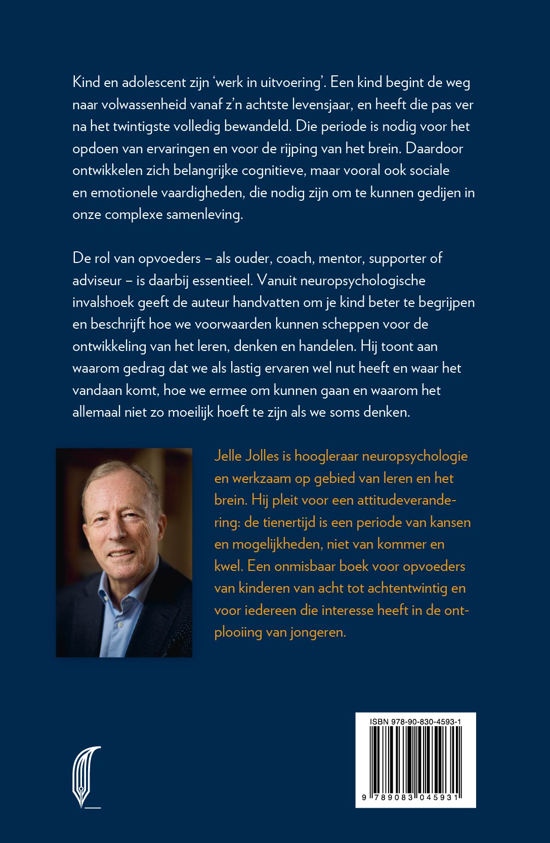 Achterkant van Leer je kind kennen