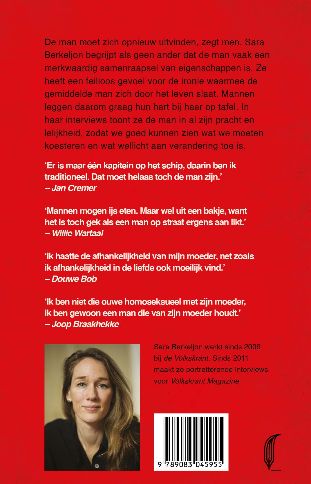 Achterkant van De man van nu