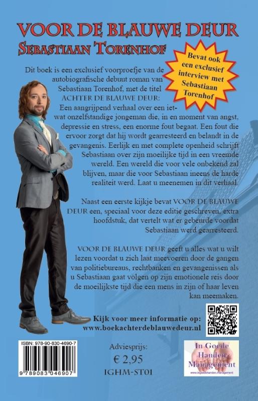 Achterkant van Voor de blauwe deur