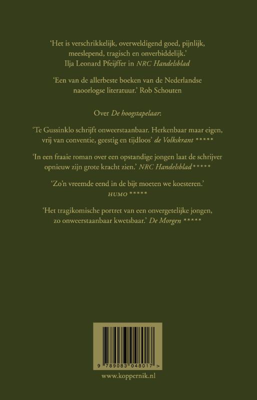 Achterkant van De opdracht