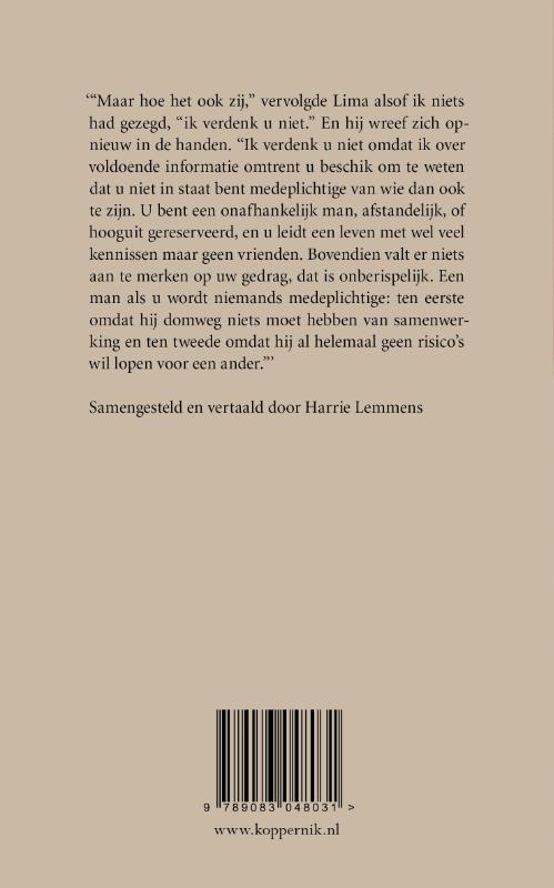 Achterkant van De ontraadselaar