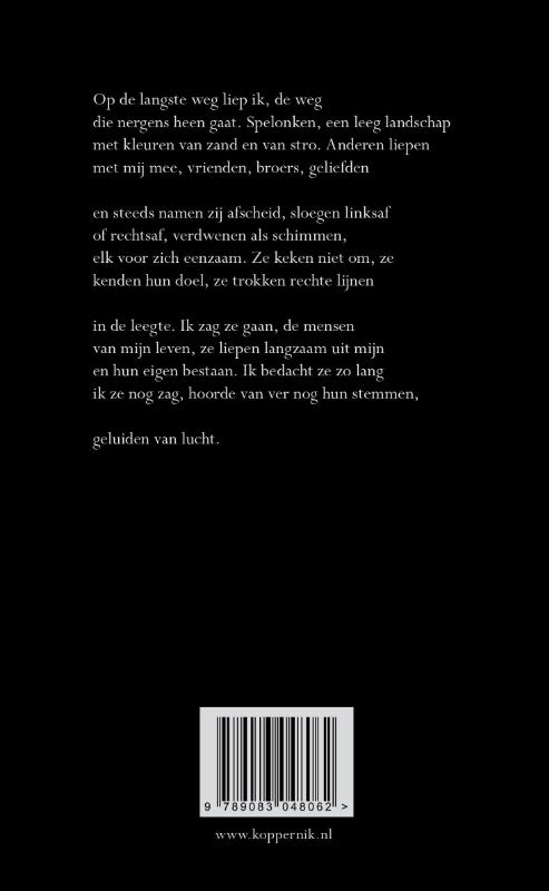Achterkant van Afscheid