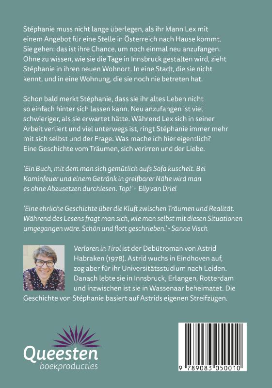 Achterkant van Verloren in Tirol