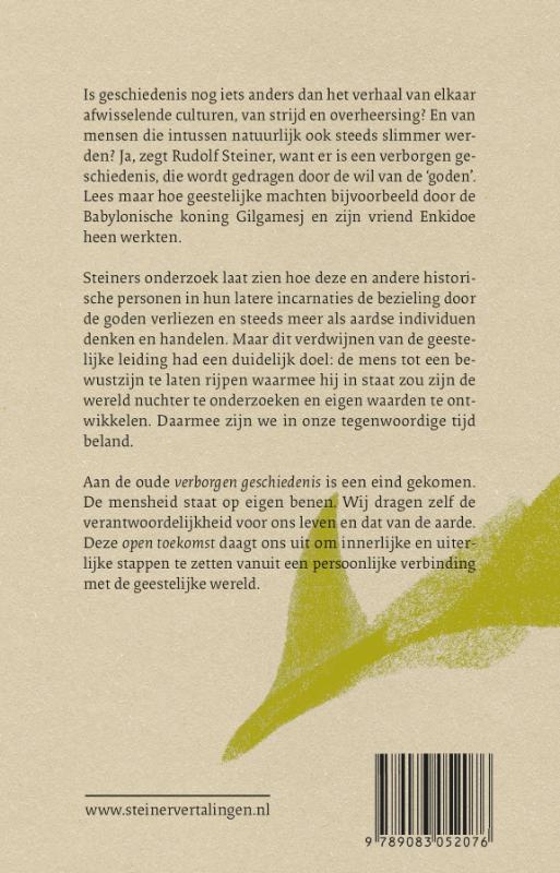 Achterkant van Verborgen geschiedenis, open toekomst