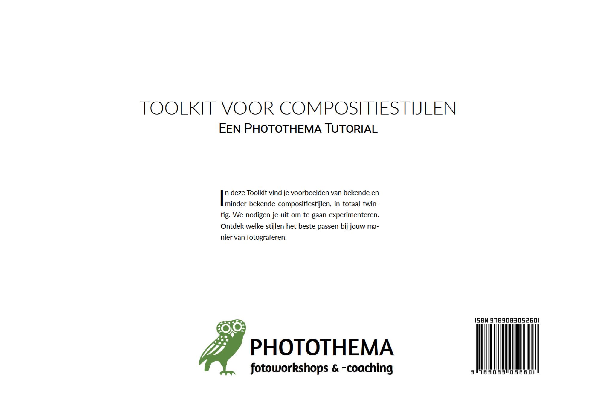 Achterkant van Toolkit voor Compositiestijlen