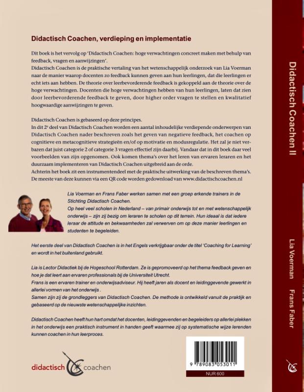 Achterkant van Didactisch Coachen
