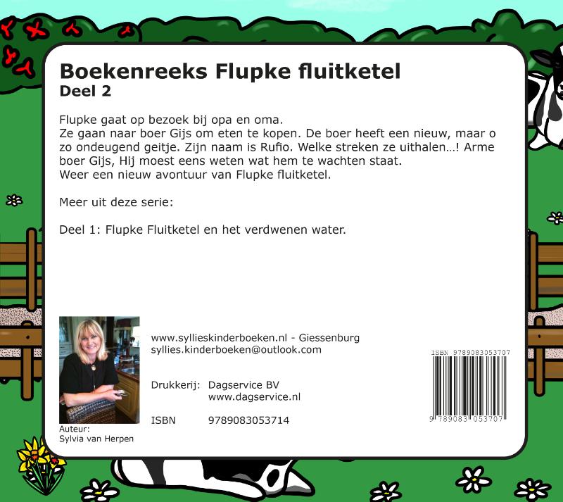 Achterkant van Flupke Fluitketel