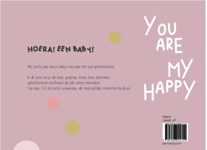 Achterkant van Babyboek