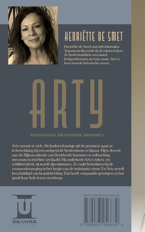Achterkant van Arty