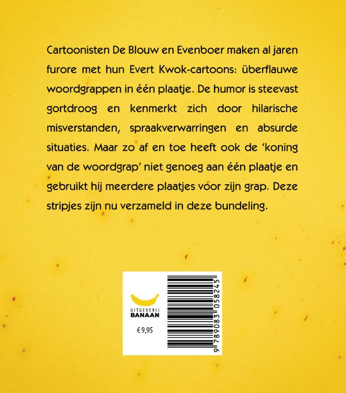 Achterkant van Evert Kwok - De stripjes