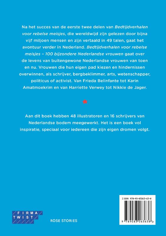 Achterkant van Bedtijdverhalen voor rebelse meisjes